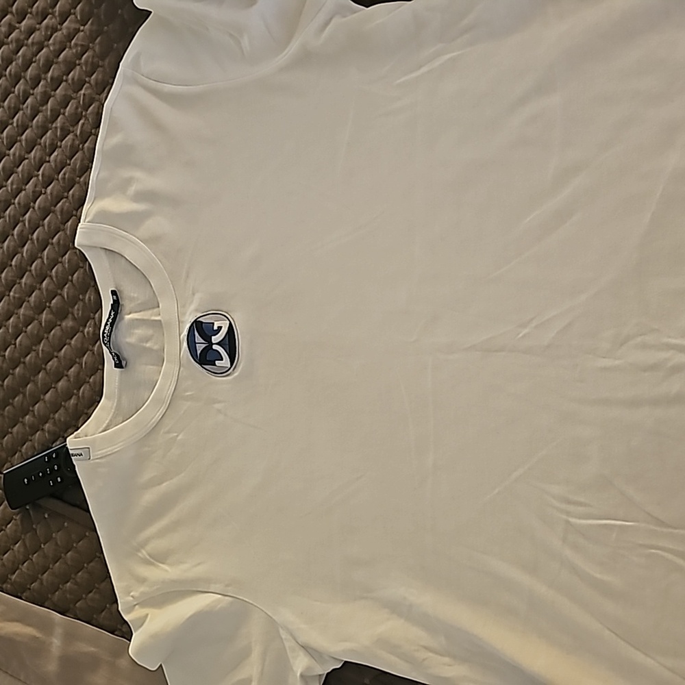 Dolce & Gabbana  Men's white t- shirt size 44.